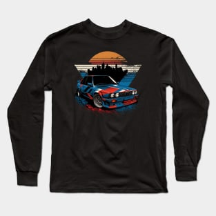 E30 M3 Vintage 80s style Racing Design Long Sleeve T-Shirt